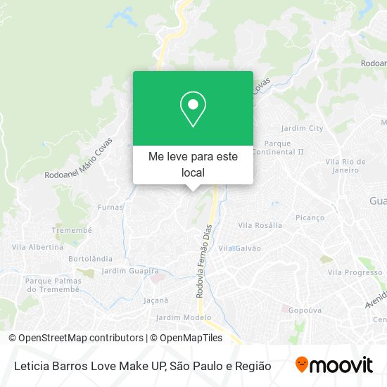 Leticia Barros Love Make UP mapa
