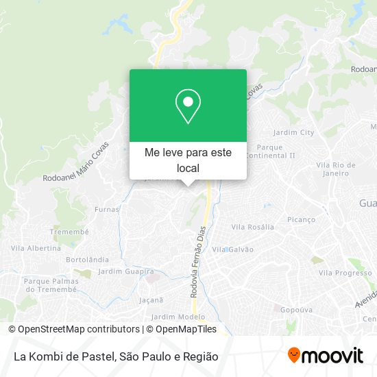 La Kombi de Pastel mapa