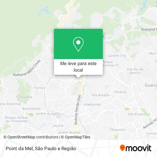 Point da Mel mapa