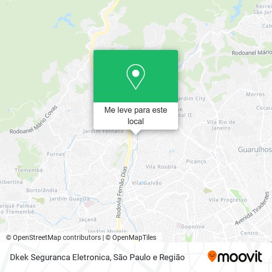 Dkek Seguranca Eletronica mapa