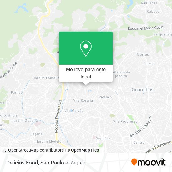 Delicius Food mapa
