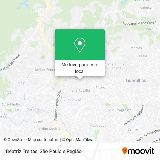Beatriz Freitas mapa