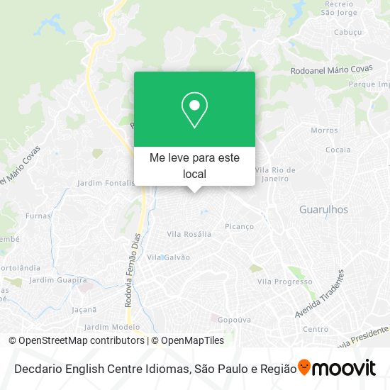 Decdario English Centre Idiomas mapa