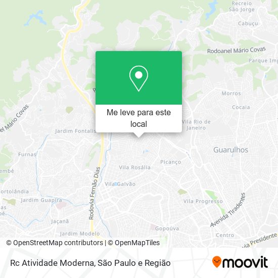 Rc Atividade Moderna mapa