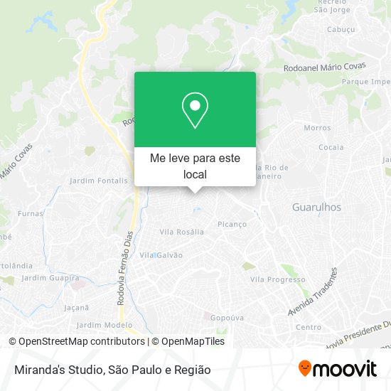 Miranda's Studio mapa