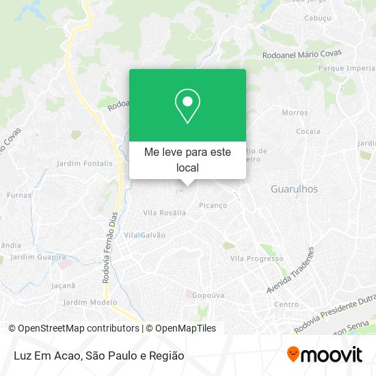 Luz Em Acao mapa