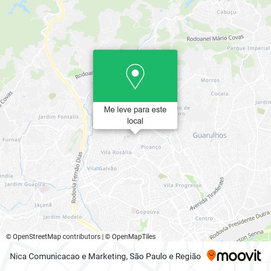 Nica Comunicacao e Marketing mapa