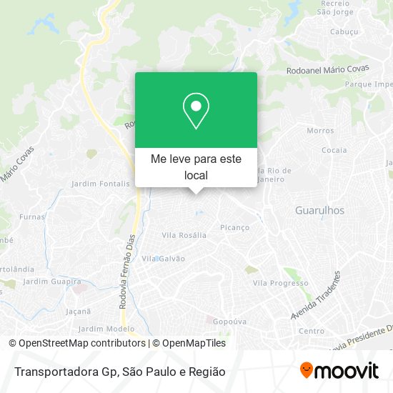 Transportadora Gp mapa