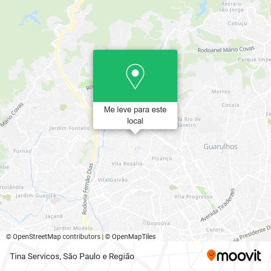 Tina Servicos mapa