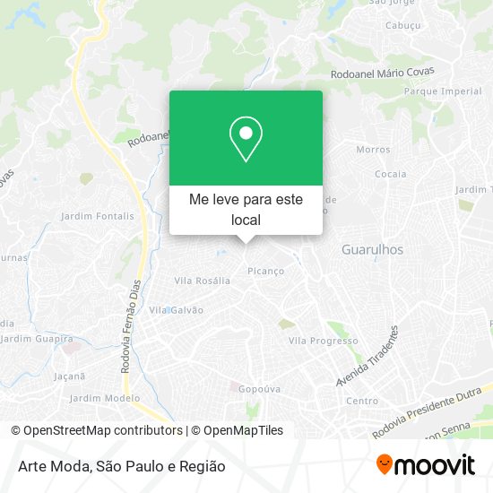 Arte Moda mapa