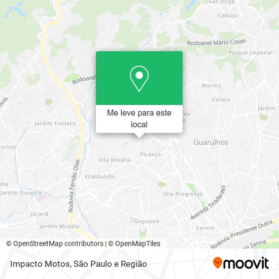 Impacto Motos mapa