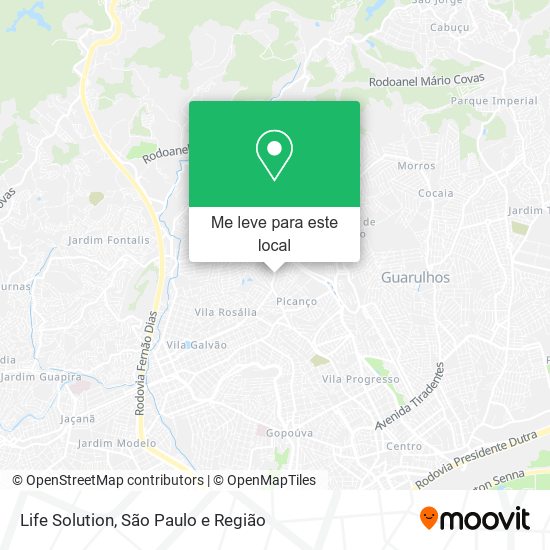 Life Solution mapa