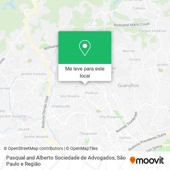 Pasqual and Alberto Sociedade de Advogados mapa