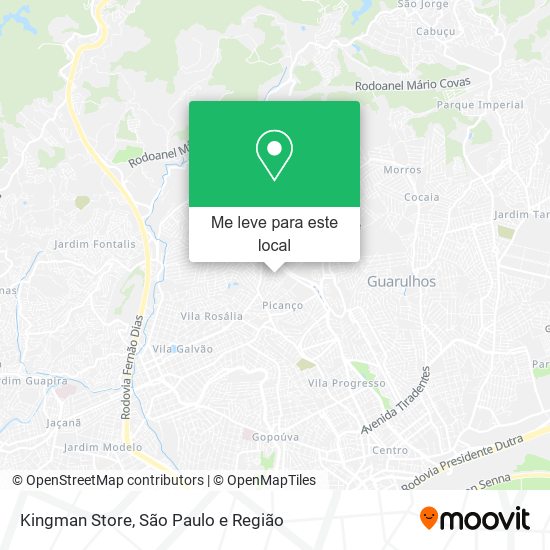 Kingman Store mapa