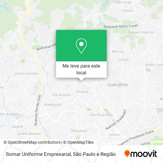Somar Uniforme Empresarial mapa