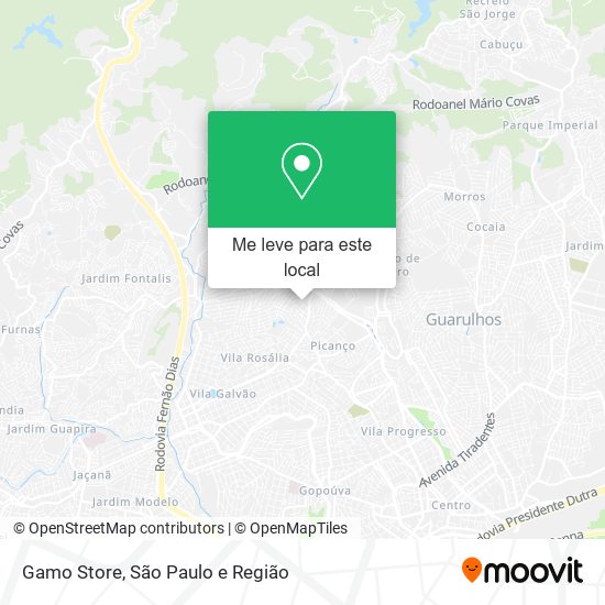 Gamo Store mapa