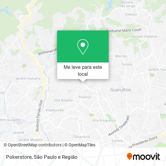 Pokerstore mapa