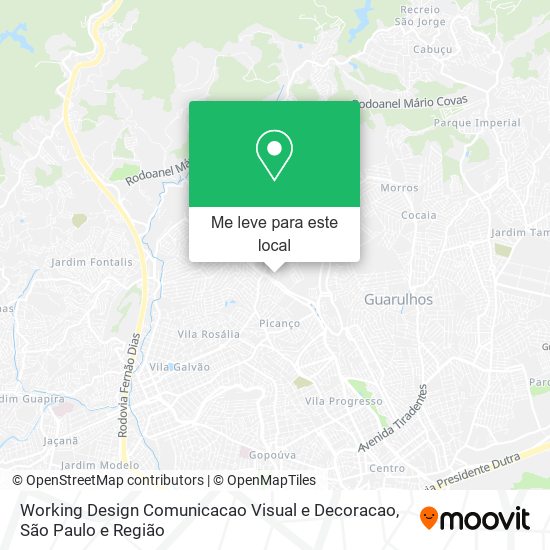 Working Design Comunicacao Visual e Decoracao mapa