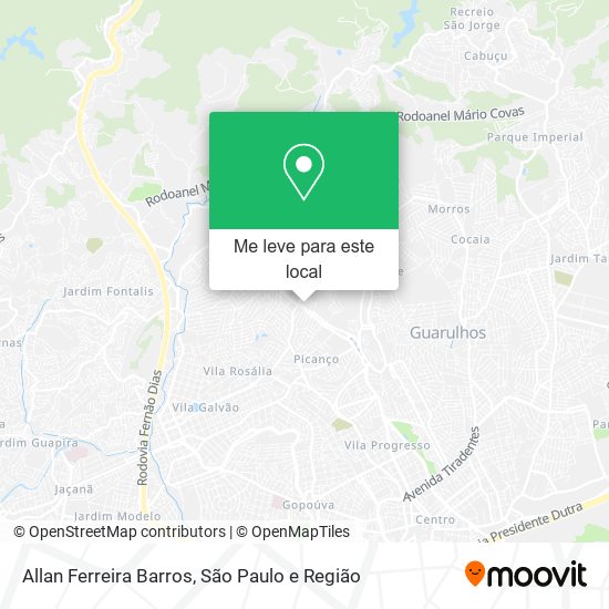 Allan Ferreira Barros mapa