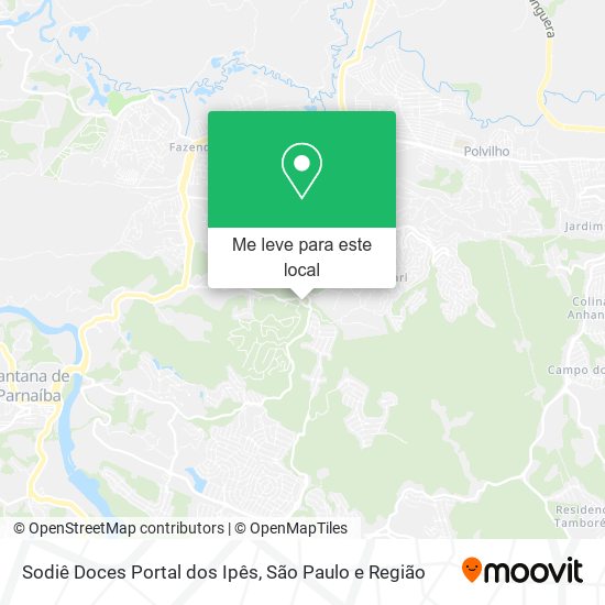 Sodiê Doces Portal dos Ipês mapa