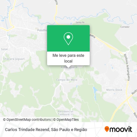 Carlos Trindade Rezend mapa