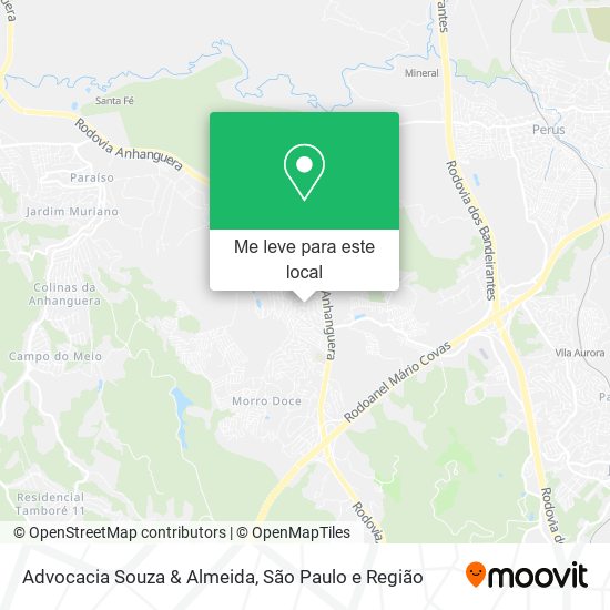 Advocacia Souza & Almeida mapa