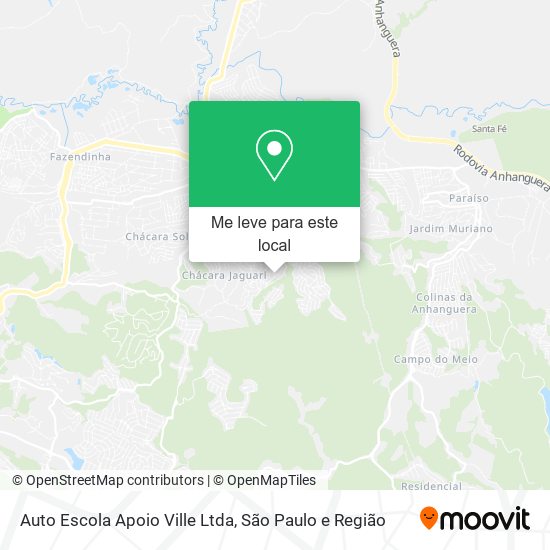 Auto Escola Apoio Ville Ltda mapa