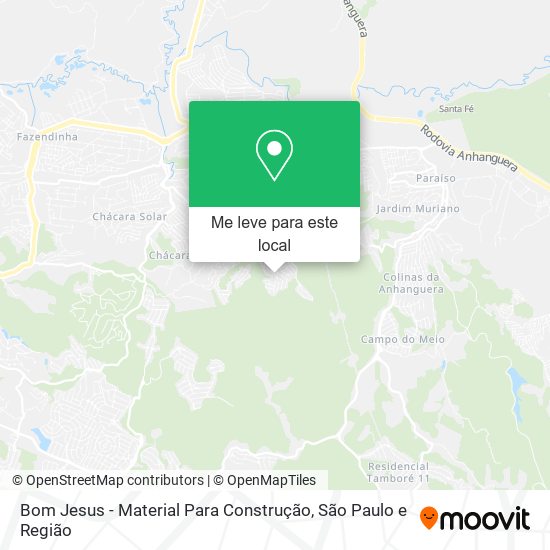 Bom Jesus - Material Para Construção mapa