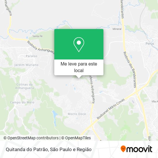 Quitanda do Patrão mapa