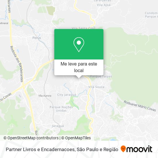 Partner Livros e Encadernacoes mapa