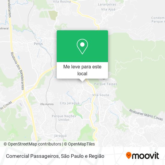 Comercial Passageiros mapa