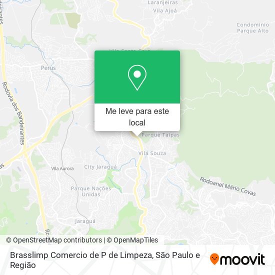 Brasslimp Comercio de P de Limpeza mapa