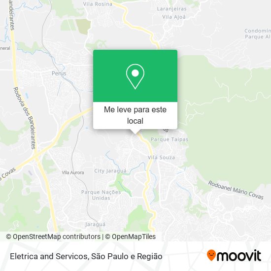 Eletrica and Servicos mapa
