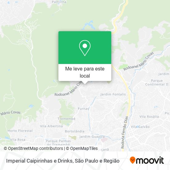Imperial Caipirinhas e Drinks mapa