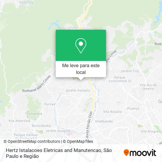 Hertz Istalacoes Eletricas and Manutencao mapa