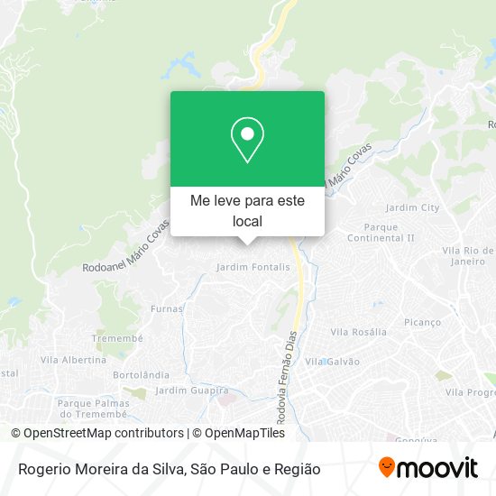Rogerio Moreira da Silva mapa