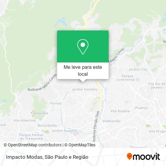 Impacto Modas mapa