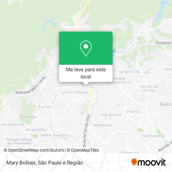 Mary Bolsas mapa
