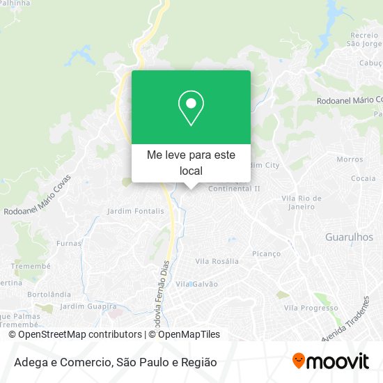 Adega e Comercio mapa
