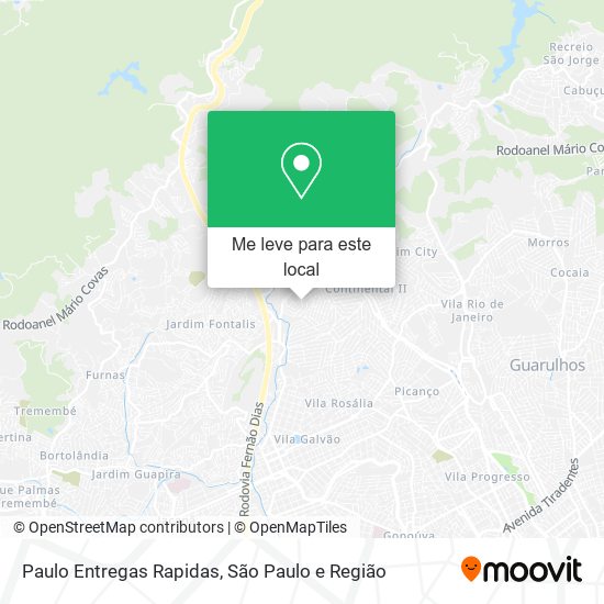 Paulo Entregas Rapidas mapa