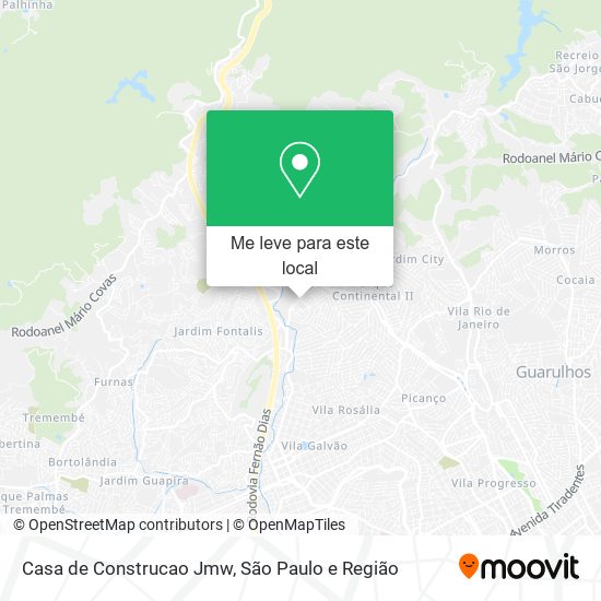 Casa de Construcao Jmw mapa