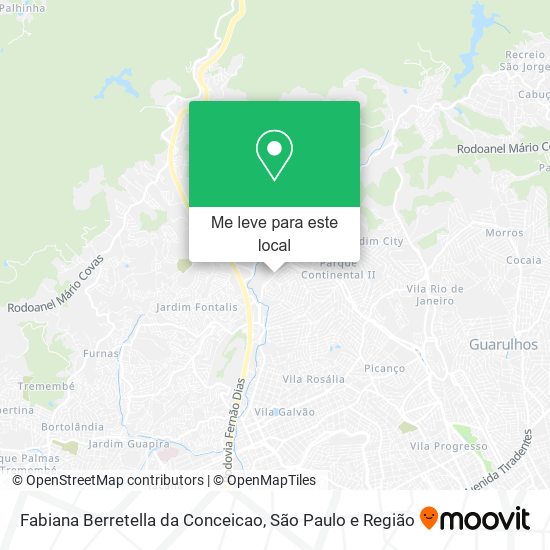 Fabiana Berretella da Conceicao mapa