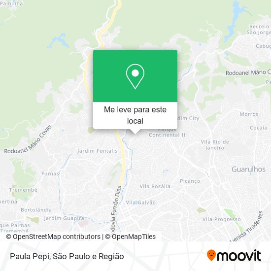 Paula Pepi mapa