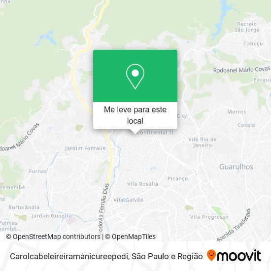 Carolcabeleireiramanicureepedi mapa