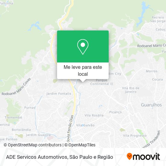 ADE Servicos Automotivos mapa