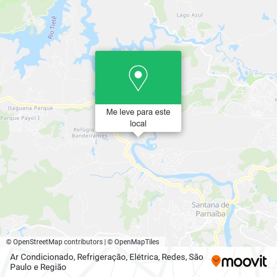Ar Condicionado, Refrigeração, Elétrica, Redes mapa