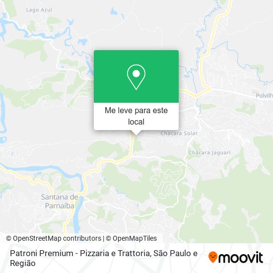 Patroni Premium - Pizzaria e Trattoria mapa
