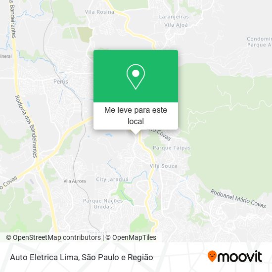 Auto Eletrica Lima mapa