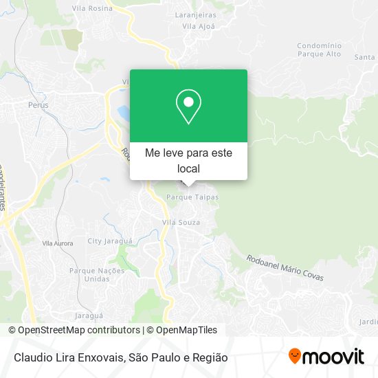 Claudio Lira Enxovais mapa