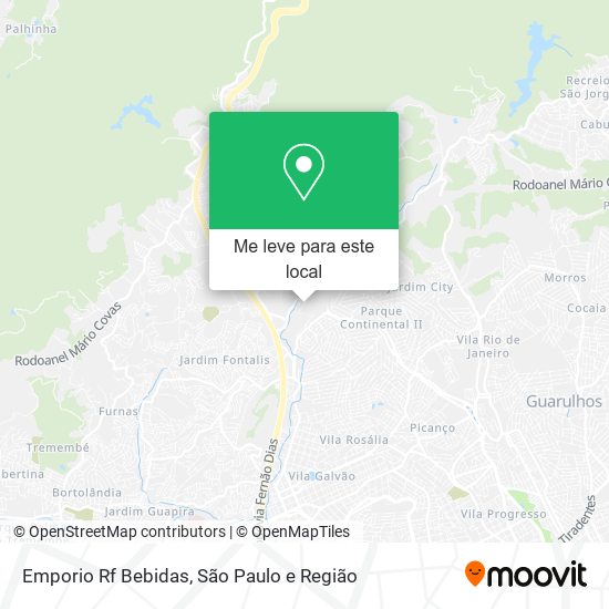 Emporio Rf Bebidas mapa